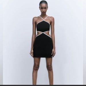 Zara mini halter dress NWT